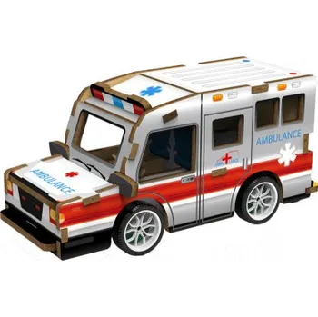 3D puzzle Wiky Dřevěné 3D puzzle Sanitka 13 cm