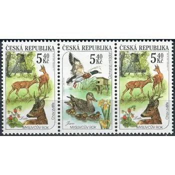 Poštovní známka Česká pošta (2000) č. 271 - 272 ** - 3-bl - Česko - Myslivost v ročních obdobích (1)