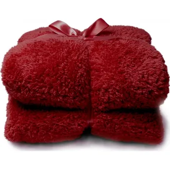 deka Heboučká deka Teddy červená červená 150x200