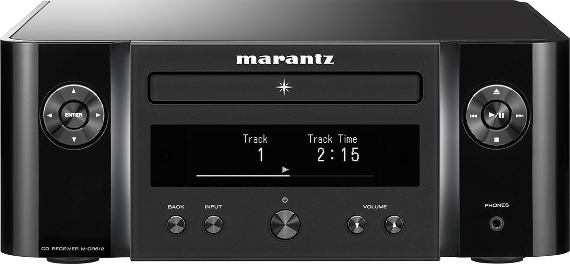 Marantz M-CR612 Melody X — síťový CD přijímač DAB+ HEOS Wi‑Fi, MARANTZ Černá