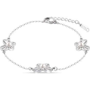 Náramek biju Náramek z chirurgické oceli s perlou 2002558