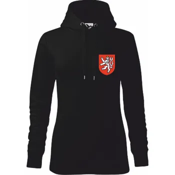 Dámská mikina ON-DESIGN Dámská mikina ČESKÝ LEV Velikost: 2XL, Barva: černá