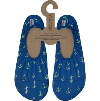 Dívčí obuv Barefoot boty do vody Slipstop - Marine Superior modré Velikost: 35.5