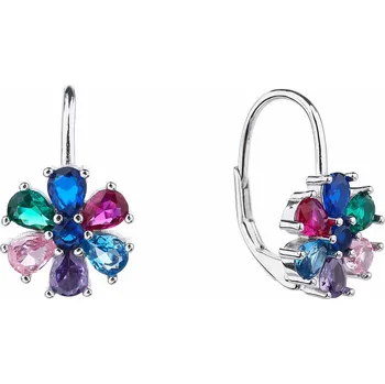 Náušnice Bealio BEALIO Stříbrné náušnice ORNAMENT květina 03-12361-1838