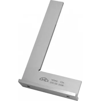 Úhloměr KINEX 4051 Úhelník přesný příložný 63x40 mm, tř.př. 2, "Bu", ČSN 25 5103