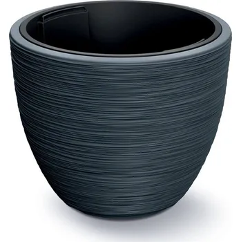 Prosperplast Květináč s vkladem FURU antracit 47cm x 47cm x 38,5cm