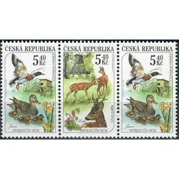 Poštovní známka Česká pošta (2000) č. 271 - 272 ** - 3-bl - Česko - Myslivost v ročních obdobích (2)