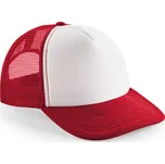 Beechfield Čepice Vintage Snapback Trucker B645 Velikost: uni, Barva: červená-bílá