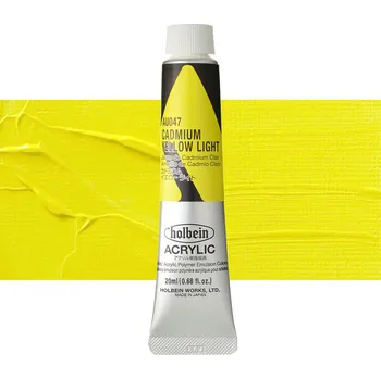 Vodová barva Akrylová barva Holbein Heavy Body - Cadmium Yellow Light Balení: 20 ml