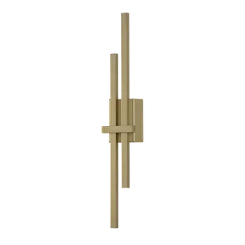 ACB Iluminacion Nástěnné LED svítidlo SHADOW, v. 54 cm, 12W, CRI90, CCT switch 2700-3000K Barva: Zlatá, Stmívání, řízení: ON/OFF (bez stmívání)