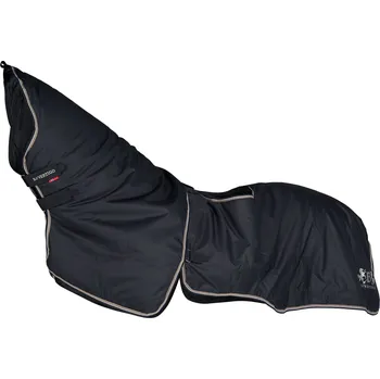 Deka pro koně B Vertigo Nepromokavá deka s krkem pro koně Vancouver na ježdění 200g Barva: Tmavě modrá, Velikost: 135