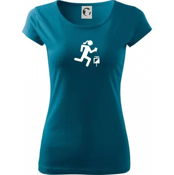 Orientační běh muž-žena - Dámské triko Pure - XS ( Petrolejová )