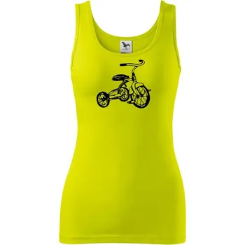 Tříkolka dětská - Dámské tílko - L ( Limetková )