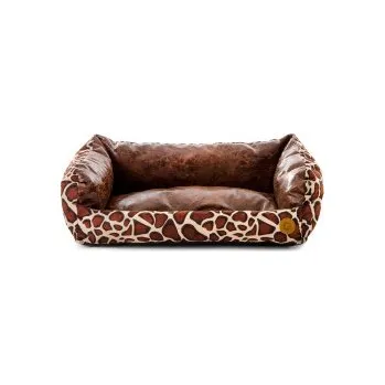 Pelíšek pro psa Kanape Lux Giraffe M, 65 cm