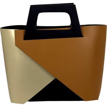 Kabelka Kabelka z kůže 1078 B Itálie barva: černá