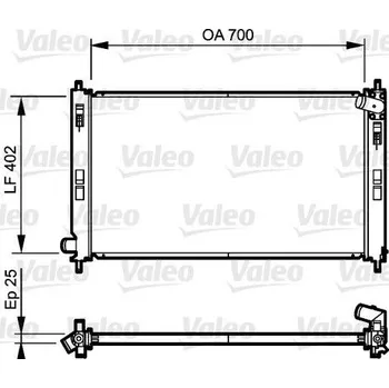 Chladič motoru Chladič, chlazení motoru VALEO 735200