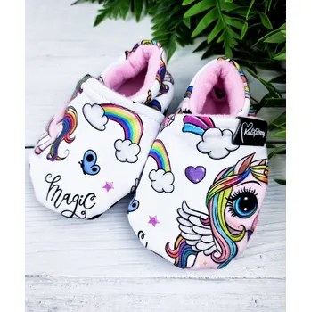 Capáčky Kulišárny Nízké capáčky barefoot s fleesem UNICORN VELIKOST: 6 délka stélky: 16cm