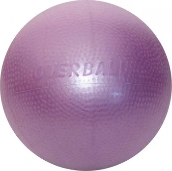 Gymnastický míč Over-ball Softgym s krátkou zátkou, 23 cm Fialová