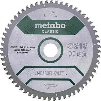Pilový kotouč Metabo Classic Multi Cut 628066000