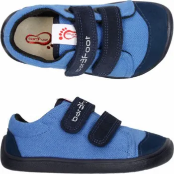 Chlapecké tenisky Tenisky plátěnky 3F Vegan 3BE29/9 bar3foot super flexi modré barefoot velikost: 32