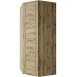 Rohová šatní skříň DORSI 1D Tempo Kondela