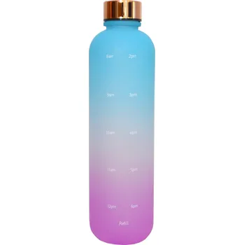 Láhev Láhev na vodu Yoga Sport modro růžová