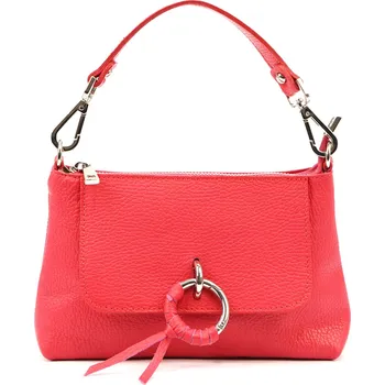 Kožená kabelka Luka 21-002 malinová