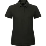 B&C Dámská polokošile Piqué polo ID.001 Velikost: L, Barva: černá