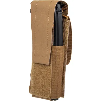 Airsoft Univerzální sumka Single MOLLE na zásobník s chlopní - Coyote Brown, Wosport