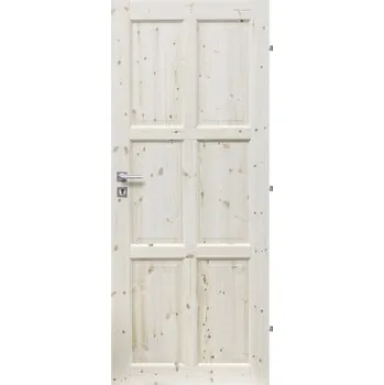 Interiérové dveře Interiérové dveře masivní 6K plné 80 P borovice