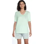 Soft Cotton GUASCH Dámské pyžamo ALMA L Mentolová GUASCH Dámské pyžamo ALMA L Mentolová - 8431204646749