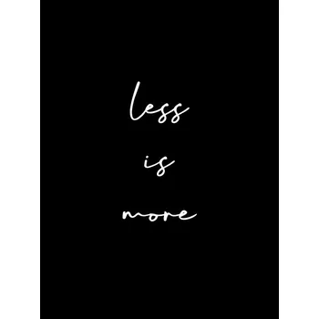 Plakát Plakát, Obraz - Less is more, Finlay & Noa