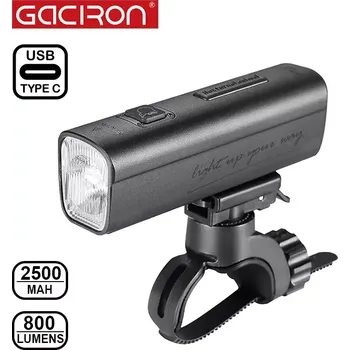 Cyklosvítilna Gaciron Kiwi-800 přední černá