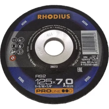 Brusný kotouč TS Kotouč brusný 125x7,0x22,23 mm na ocel