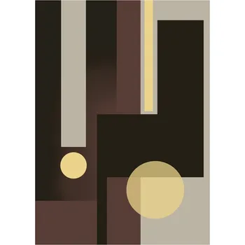 Plakát Plakát, Obraz - Grey Brown & Yellow, Nordic Creators