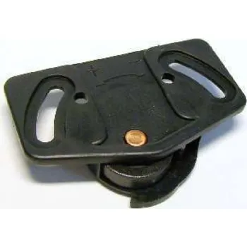 Dveřní kování TS Kování plastové na posuvné dveře Unipos spodní díl, černá