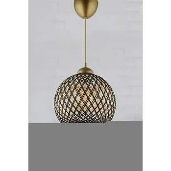 Stropní svítidlo Dell černé/zlaté