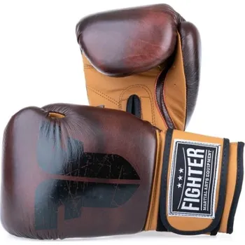Boxerské rukavice BOXERSKÉ RUKAVICE FIGHTER RETRO Barva: Hnědá, Velikost: 10oz