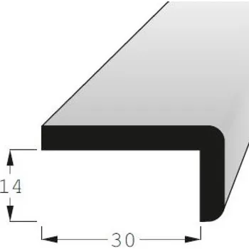 Nábytkové kování TS Lišta dřevěná L 1430/200