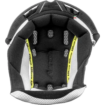 Helma na motorku Klobouk interiéru pro přilbu AVIATOR ACE, AIROH (šedý) (Velikost: XS)