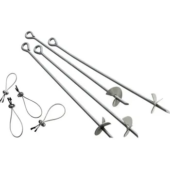 Zemní kotvy ShelterLogic 76 cm odolávající bouřkám balení 4 ks