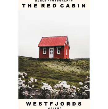 Plakát Plakát, Obraz - The Red Cabin (Westfjords, Iceland)