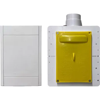 Příslušenství k vysavači HUSKY KIT zásuvka + spodní díl pro Hadici ve zdi (větší) - KIT-HS5000W