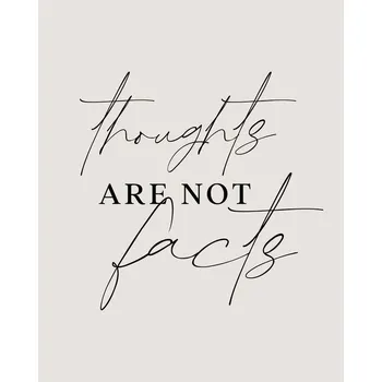 Plakát Plakát, Obraz - Thoughts Not Facts, Beth Cai