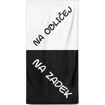 Osuška Na obličej a na zadek (Velikost osušky: 70x140cm)