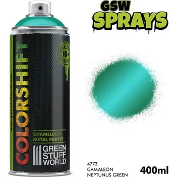 Green Stuff World NEPTUNUS GREEN - Colorshift Chameleon Spray - 400ml (Green Stuff World)