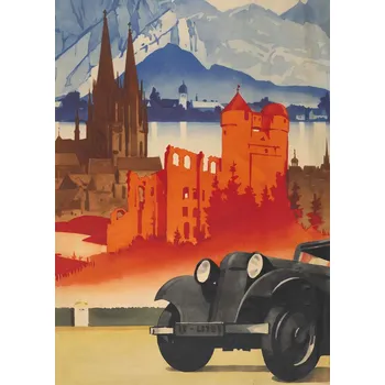 Plakát Plakát, Obraz - Motoring in Germany, Andreas Magnusson