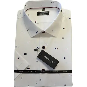 Pánská košile Pánská košile s krátkým rukávem - střih REGULAR - vzor F774 - 40