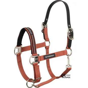 Ohlávka B-Vertigo -EMPOWERMENT- - Cihlová - Full