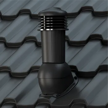 Větrací komínek K94M10 pro plechové krytiny WIRPLAST - Barva hnědá RAL 8019